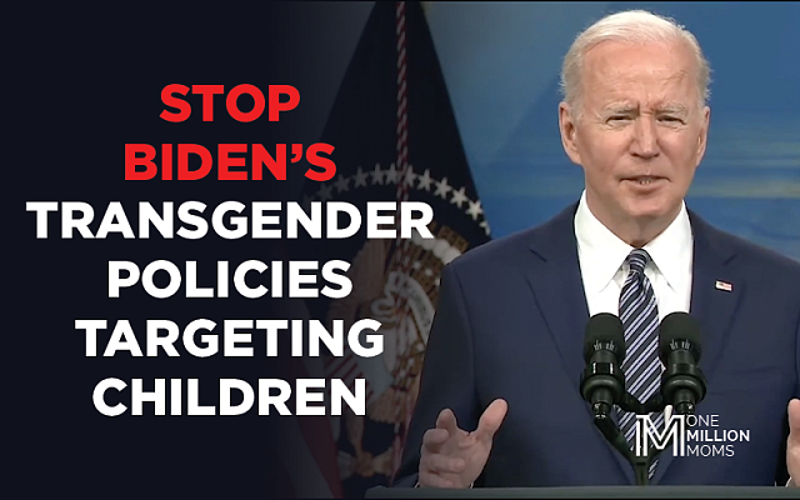 President Biden endorses sex-change operations on children